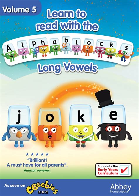 Learn To Read With The Alphablocks - Long Vowels Volume 5 [DVD]- Buy ...