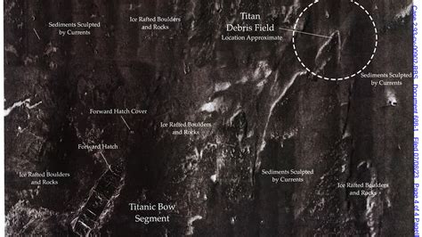 Map Shows How Close Titan Submersible Debris Was to Titanic Wreck - The ...