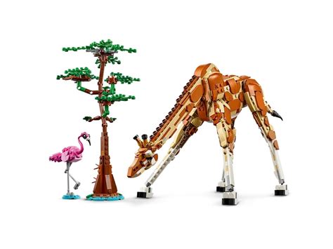 Explore the Savannah with the LEGO Creator Wild Safari Animal Set