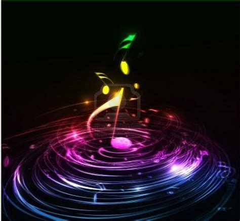 D Colorful Music Notes Wallpaper Abstract Music Notes Used In Your ...