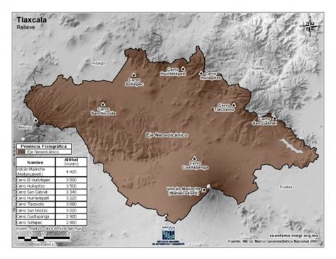 Mapa del Estado de Tlaxcala con Municipios >> Mapas para Descargar e ...