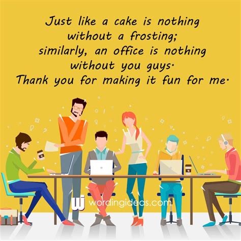 20+ Thank You Messages For Colleagues At Work » Wording Ideas