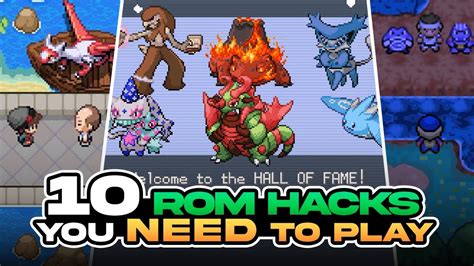 10 POKEMON ROM HACKS you MUST PLAY! NEW and BEST POKEMON ROM HACKS AND ...