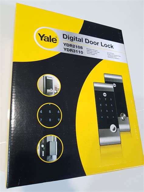 Yale - Digital door lock (available), Furniture & Home Living, Security ...