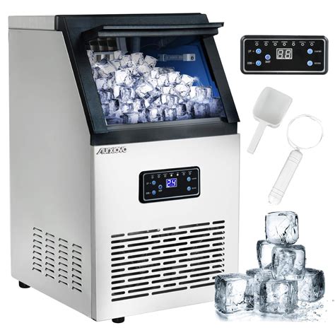 Nurxiovo Commercial Ice Machine Maker, 110LBS/24H Ice Cube Machine with ...