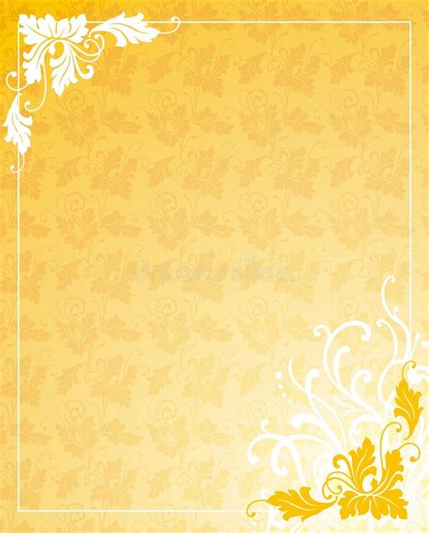 Gold Ornamental Background stock illustration. Illustration of gold ...