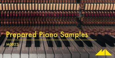 Prepared Piano Samples, ModeAudio, Royalty-Free Samples, Percussive