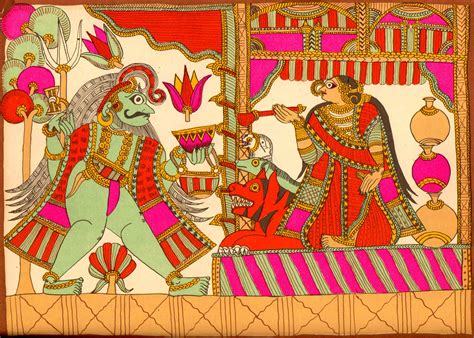 Ravana and Sita | Kids art projects, Folk art, Art projects