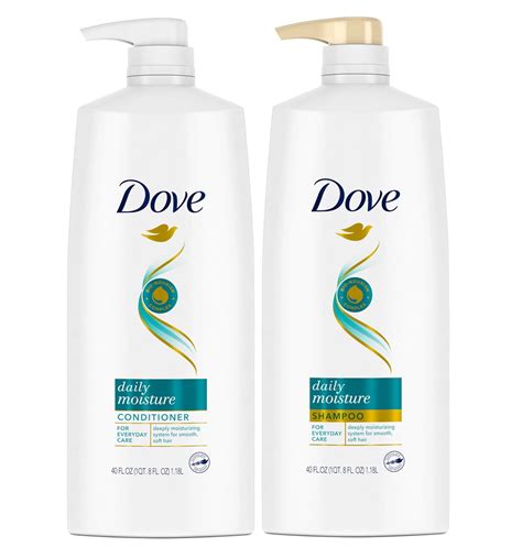 Dove Nutritive Solutions Daily Moisture, Shampoo and Conditioner Set ...