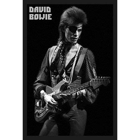 buyartforless Framed David Bowie Eye Patch and Guitar Poster Wall Art ...