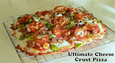 Cut the Wheat: Ultimate Cheese Crust Pizza