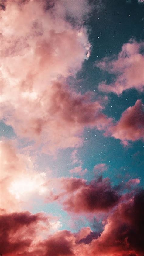 1920x1080px, 1080P Free download | Aesthetic Blue Sky Pink Clouds ...