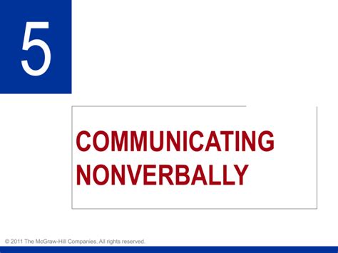 Ten Channels of Nonverbal Communication