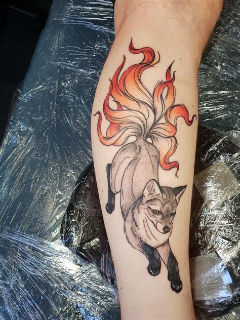 My adorable new kitsune by Jessica Rebell at Lygon St Tattoo Co in ...