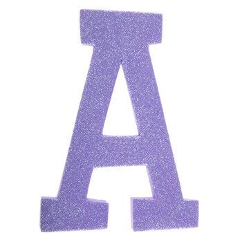 Glitter Foam Letter | Hobby Lobby