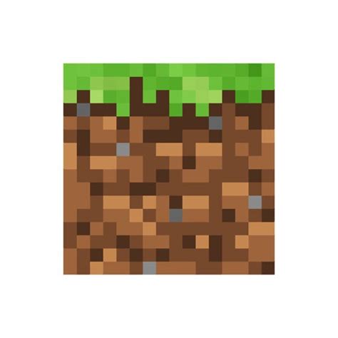 Minecraft Grass Block Png - Clip Art Library