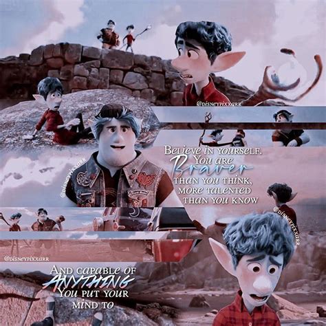 Onward Barley and Ian Lightfoot quote edit | Disney and dreamworks, Ian ...