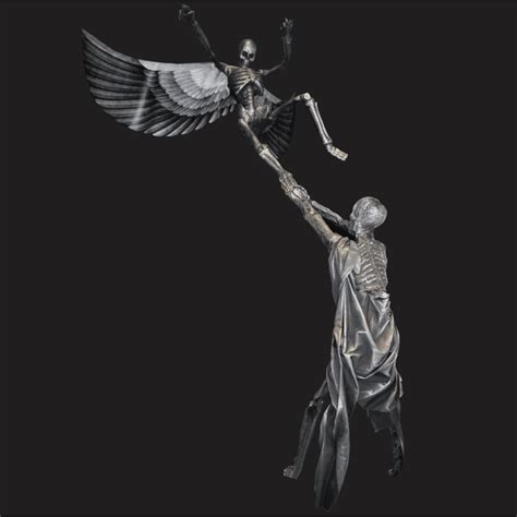 SKEL117- Flying Skeleton Sculpture ⋆ Scare Factory