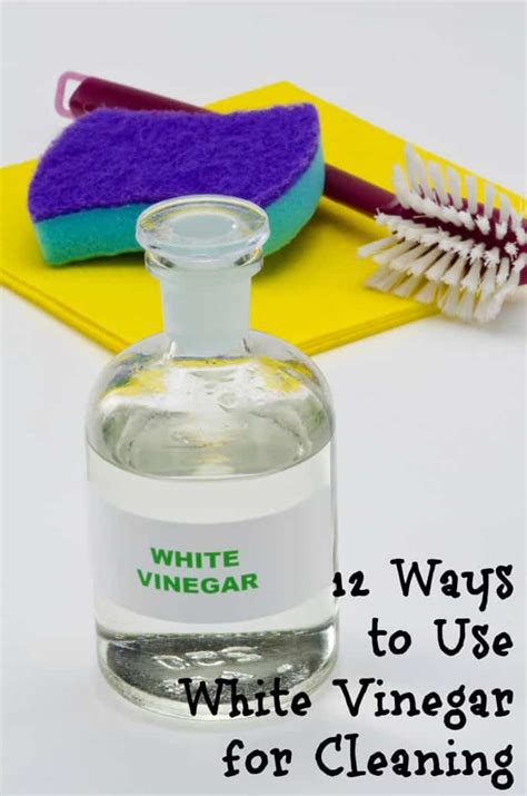 12 Ways to Use White Vinegar for Cleaning