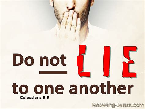 What Does Colossians 3:9 Mean?