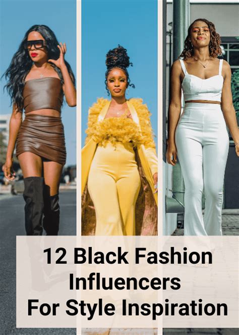 12 Black Fashion Influencers To Follow Now For Style Inspiration - The ...