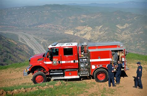 Taking a ride with Anaheim Fire & Rescue on off-road Type 3 wildland ...