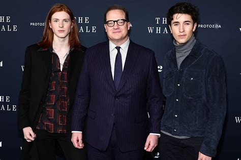 Brendan Fraser's Sons Join Dad at The Whale Screening — See Rare Photo