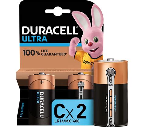 DURACELL LR14/MX1400 Ultra Power C Batteries - Pack of 2 Deals | PC World