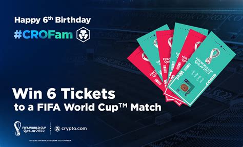 Enter to win 6 tickets to a FIFA World Cup knockout match worth a total ...