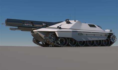 Sci-Fi Tank Concept 인쇄 가능 3D 모델 $100 - .max .fbx .obj .stl - Free3D