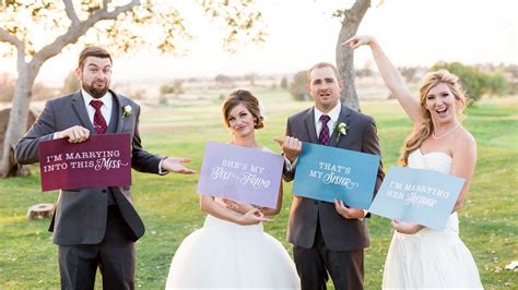 They had a DOUBLE Wedding! - Two Brides and two Grooms! # ...