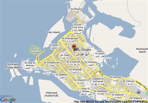 Map of Intercontinental Abu Dhabi, Abu Dhabi