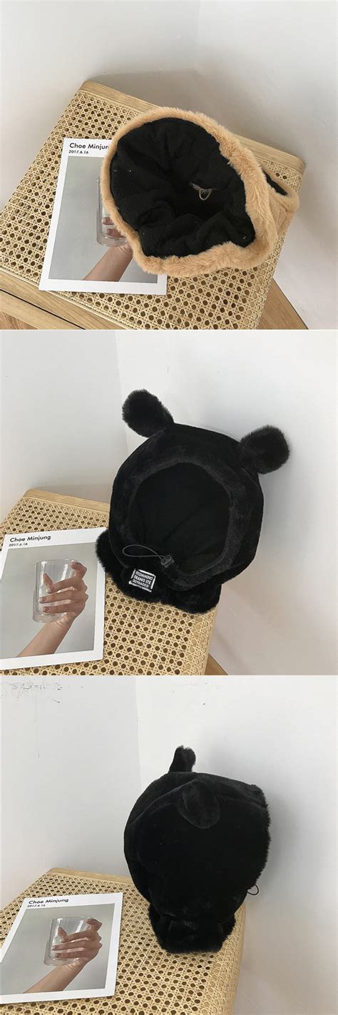 Cozy Plush Winter Hat With Ears - ApolloBox