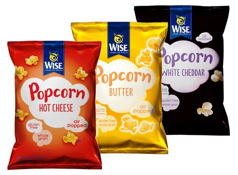 Wise Foods Original Butter, White Cheddar & Hot Cheese Popcorn Variety ...