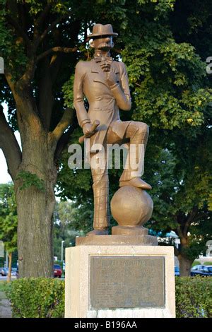 WISCONSIN Lake Geneva Andy Gump statue in honor of comic strip creator ...