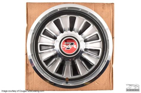 Hubcap / Wheel Cover - XR7 - Turbine - NOS ~ 1968 Mercury Cougar XR7 ...