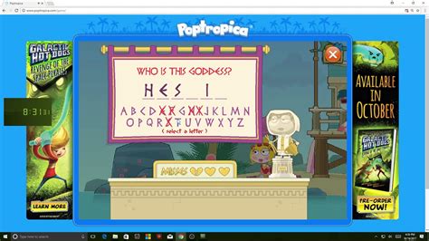 Poptropica Mythology Island WR run. - YouTube