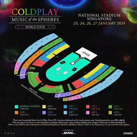 2X Coldplay Singapore Kubik Standing 23 Jan 2024, Tickets & Vouchers ...