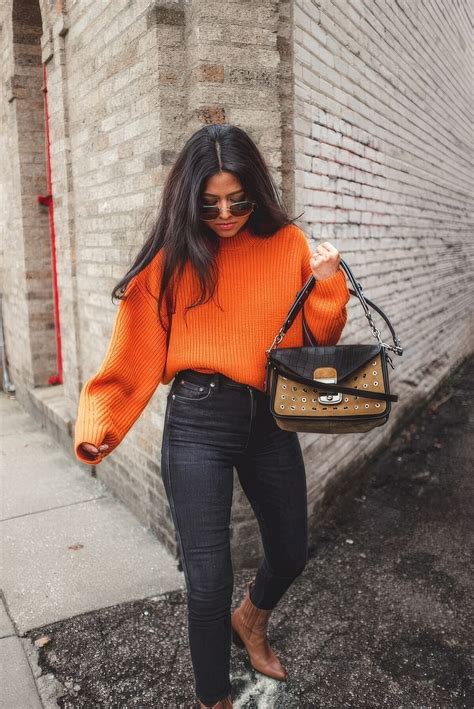 29 Cool Bold Orange Fall Outfits - Styleoholic