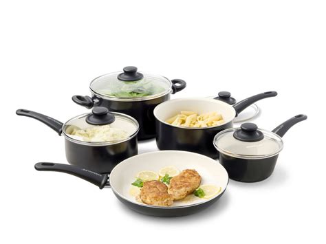 Green+Life Healthy Ceramic Non-Stick Cookware Set - 9 Pieces | Walmart ...