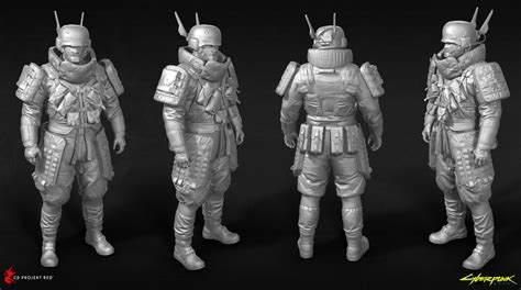 ArtStation - Cyberpunk 2077 - Arasaka Soldier, Grzegorz Chojnacki ...