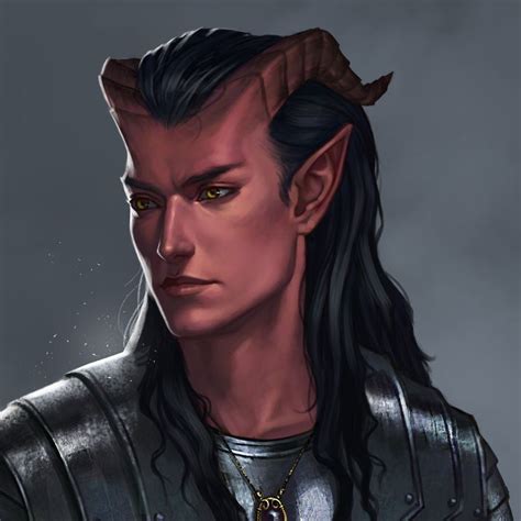 Tiefling | Character portraits, Dungeons and dragons characters, Dnd ...