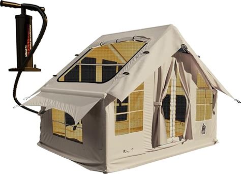 RBM OUTDOORS Panda Air Large Inflatable Camping Tent House 4-8 Person ...