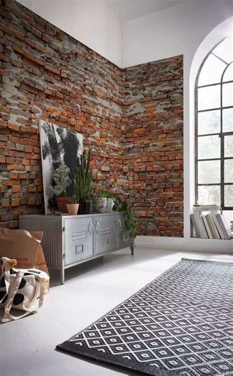 29 Stylish Ways To Bring Brick Wallpaper Into Your Home