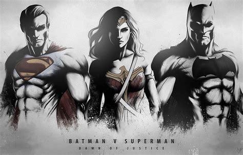 Wonder Woman, Batman, Digital Art, Superman, DC Comics, Fan Art, Batman ...