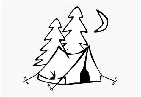 Silhouette Camping Clip Art , Free Transparent Clipart - ClipartKey