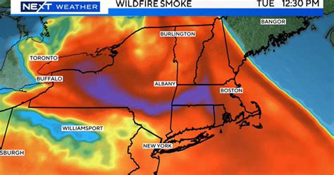 Air quality alert: Smoke from Canadian wildfires will be "very ...