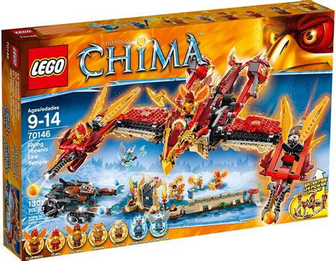 Flying Phoenix Fire Temple LEGO Set | Legends of Chima - Netbricks ...