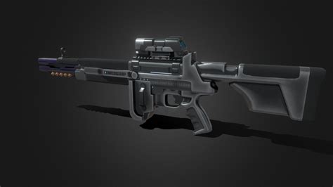 Sci-Fi Light Machine Gun - Buy Royalty Free 3D model by Rzyas [641621e ...