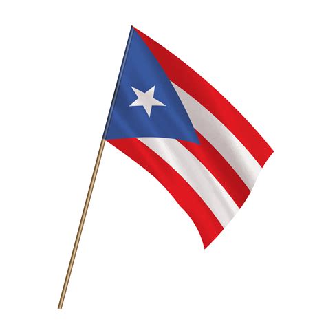 Isolated national flag of Puerto Rico 23636371 PNG